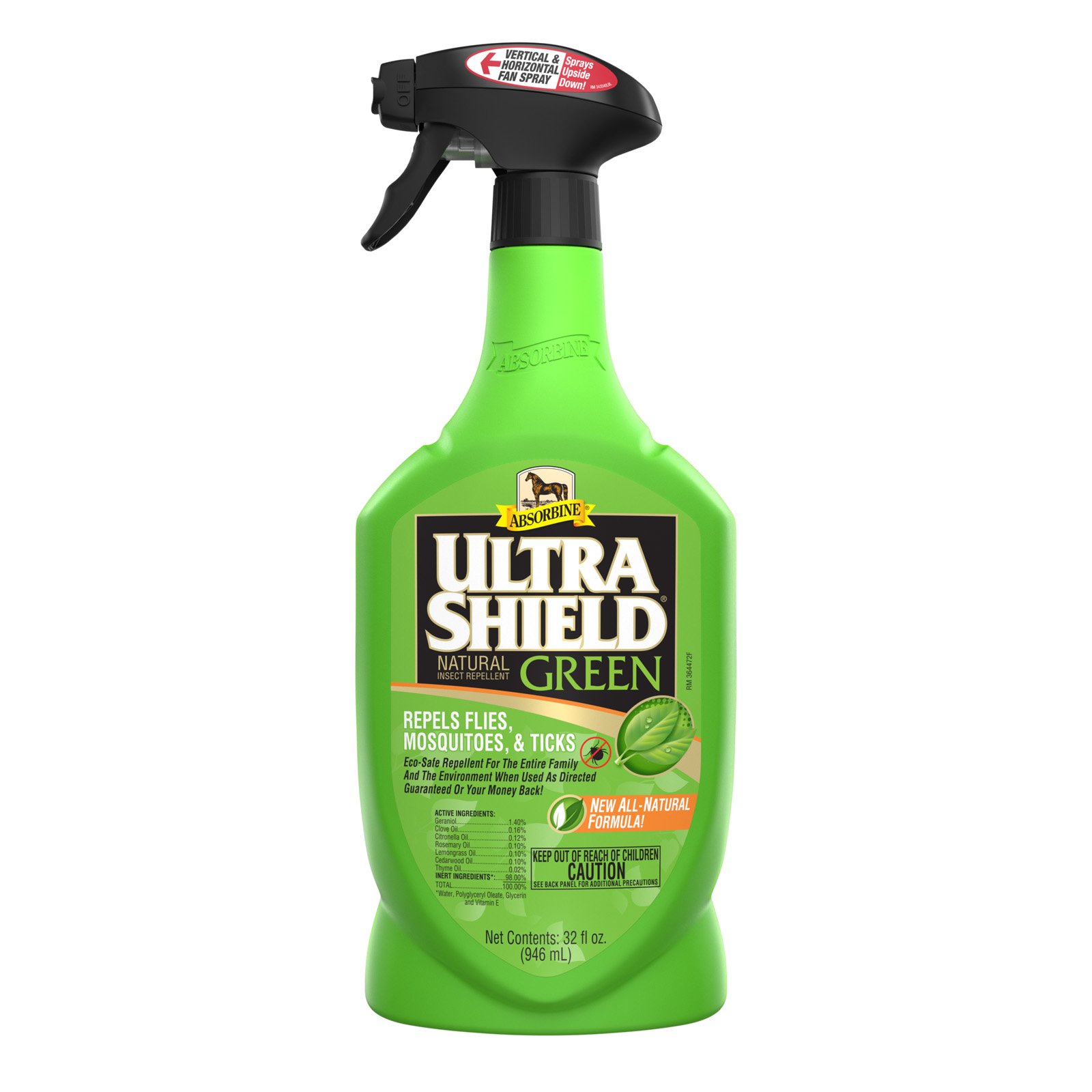 Absorbine UltraShield® Green Natural Fly Repellent 950ml Spray