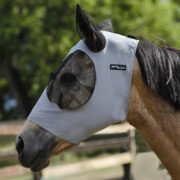 Grey Large Size Pro-Tech Stretch Lycra Fly Mask