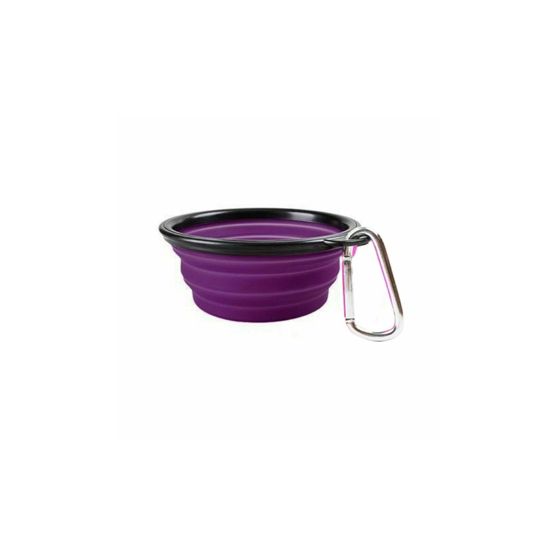 Portable Travel Bowl, Purple Travel Bowl 380ml