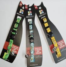 Yellow Nylon Angry Bird Safe Collar C-10mm*18/28cm VM009
