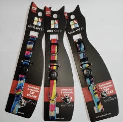 Red Nylon Rainbow Safe Collar C-10mm*18/28cm VM011