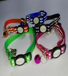 Blue Reflective Nylon Cat Collar XS 1.0mm*19-30cm  GC-025