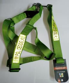 Police Leash and Harness, Leash and Harness Green Police 32mm*120cm+55cm VD-34