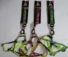 Pink Cat Leash Harness 10mm*120cm+30cm VT-31