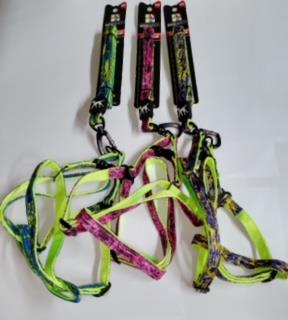 Purple Cat Leash Harness 15mm*120cm+40cm VT-32