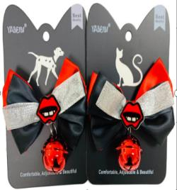 Red Bowtie For Cats 4.5cmx3.8cmx3.8cm