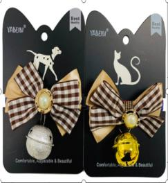 Silver Bowtie For Cats 4.5cmx3.8cmx3.8cm