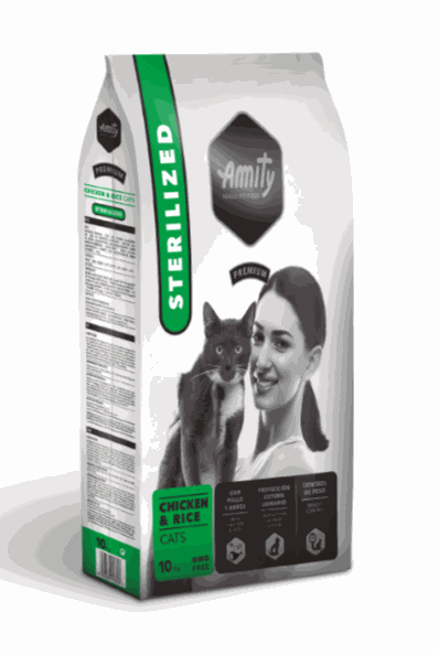 Amity Chicken & Rice Sterilized 10Kg