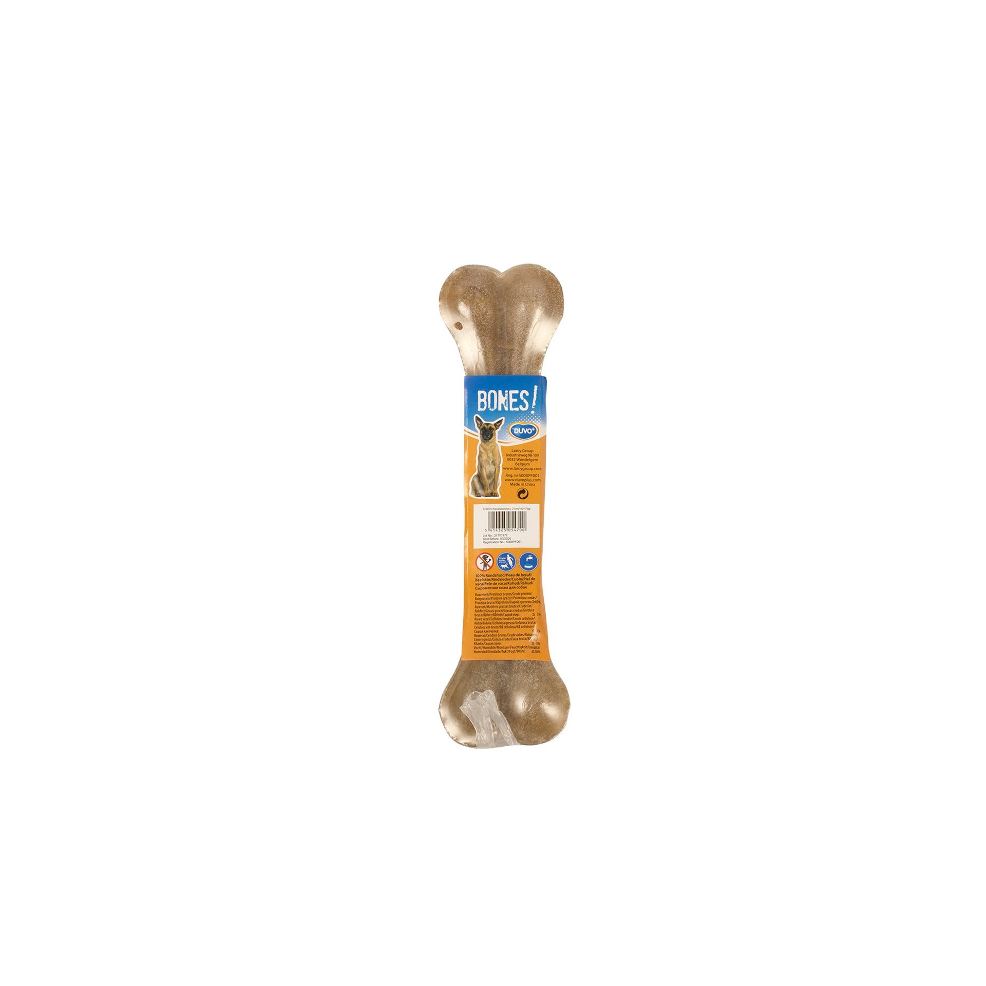 Duvo Bone Rawhide (1pc - 21cm)