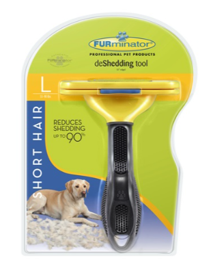 Furminator For Short Hair Dog Yellow 100*5mm