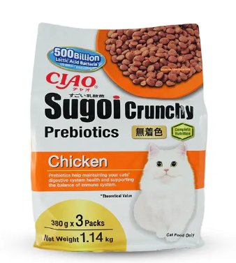 INABA CIAO Sugoi Crunchy Prebiotics Chicken