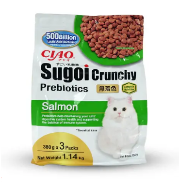INABA CIAO Sugoi Crunchy Prebiotics Salmon