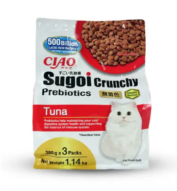 INABA CIAO Sugoi Crunchy Prebiotics Tuna