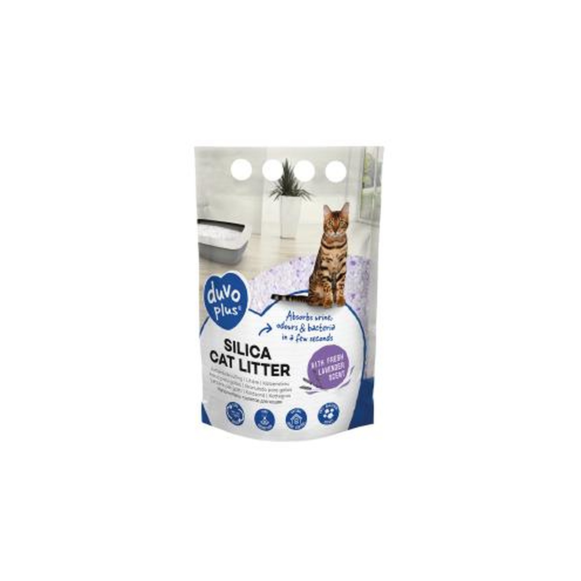 Lavender Premium Silica Cat Litter