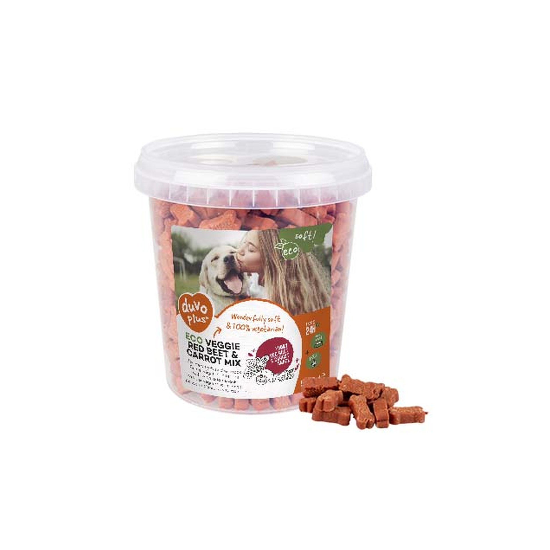 Duvo Eco Veggie Red Beet & Carrot Mix Chews - 500g