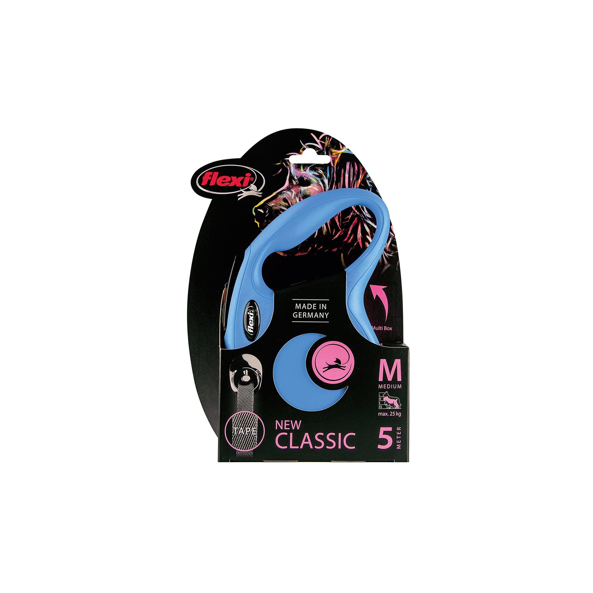 Flexi Classic Cord Leash, Flexi Classic Medium Blue Cord Leash (5m - 20kg)