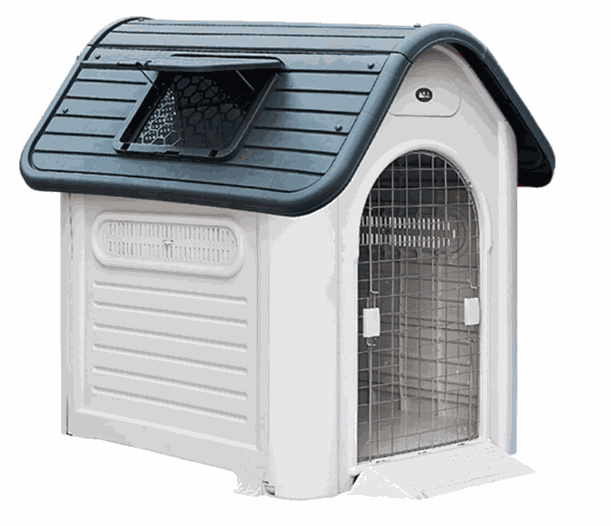 Dog House With Metal Door 110cm*83cm*96cm