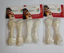 Rawhide Roll White 4.5 inches, 2pcs/bag