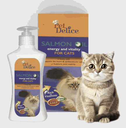Pet Delice Premium Salmon Oil For Cats