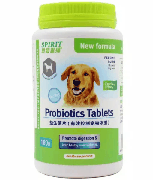 Spirit Probiotics Tablets Dog Vitamins 160gr