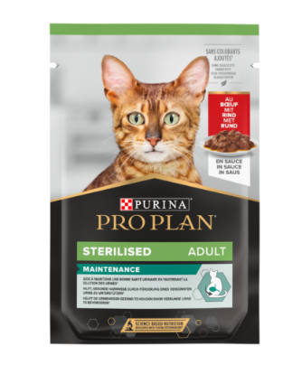 Purina Proplan Cat Wet Nutri Savour Sterilized Beef 85g