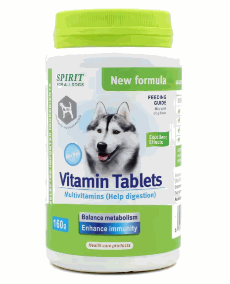 Spirit Vitamins Tablets For Dogs 160gr