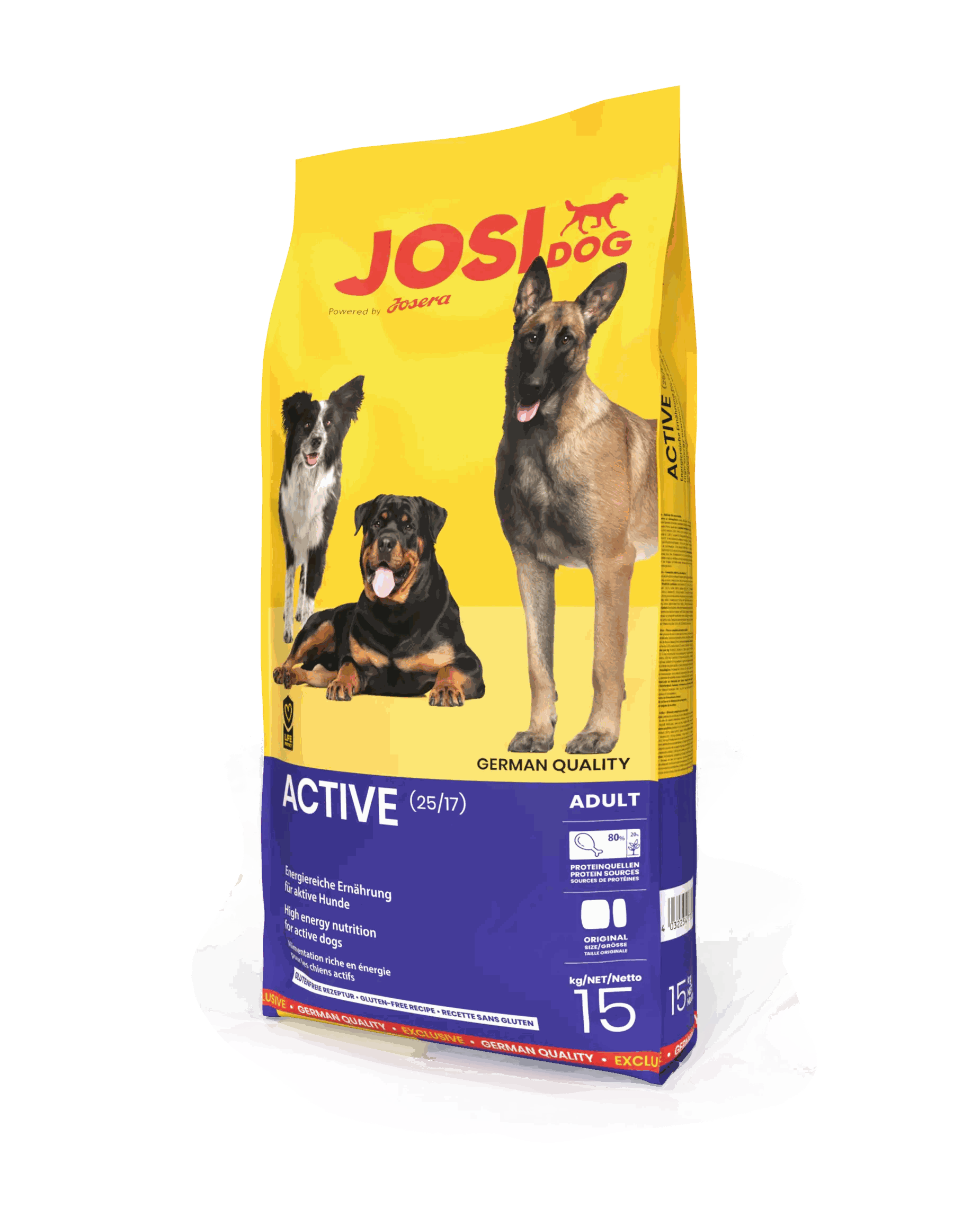 JOSIDOG Active (15Kg) For Active Dogs