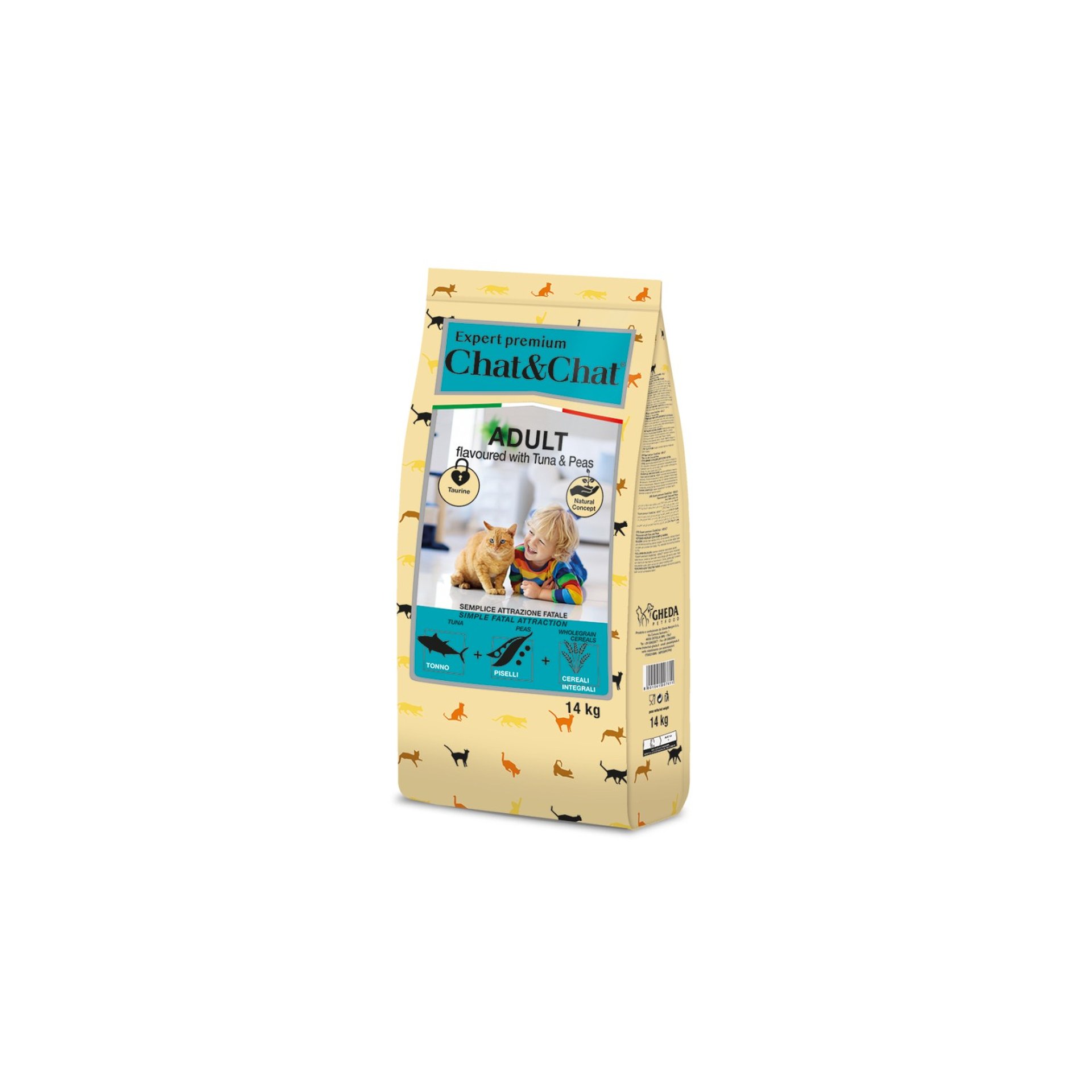 Chat & Chat Expert Adult with Tuna & Peas 14kg