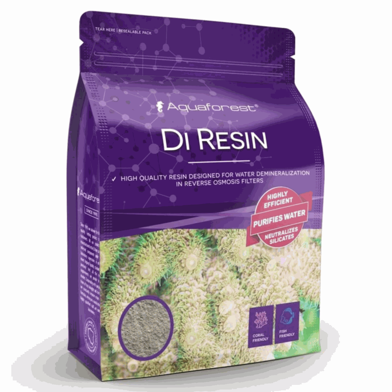 AquaForest Demineralization Resin (Di Resin) 1000ml