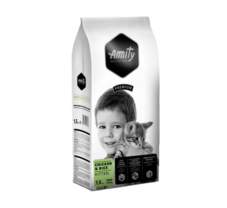 Amity Kitten Premium Chicken & Rice 1.5Kg