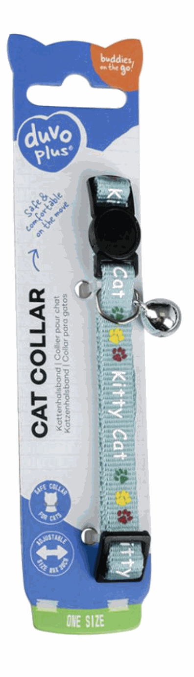 Duvo Blue Kitty Cat Collar (20-30cm / 10mm)