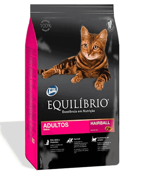 Equilibrio Adult Hairball Cat Food 2kg