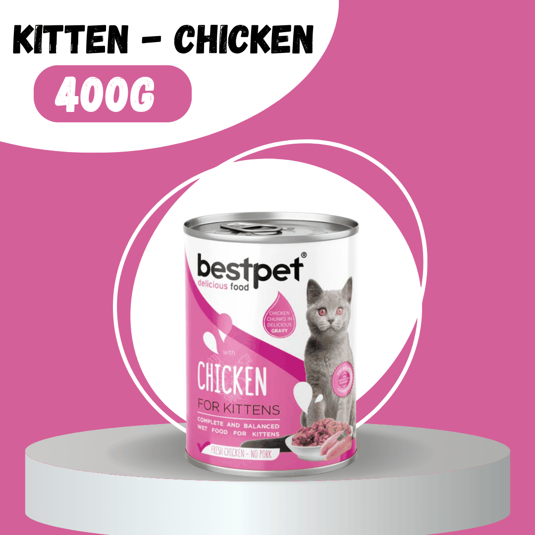 Bestpet Kitten wet food with Chicken 400 g