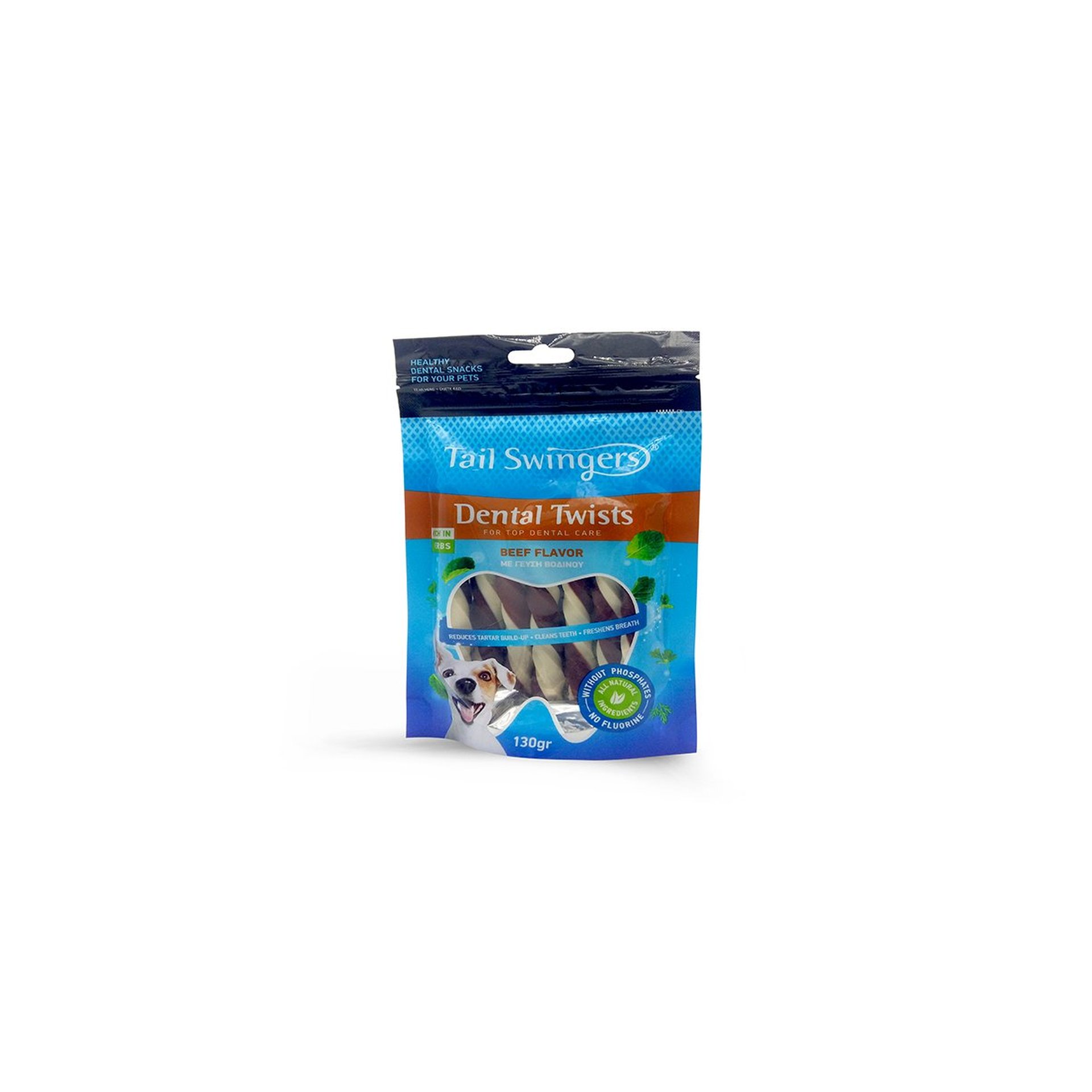 Beef - Dental Twists – Tail Swingers (130g)