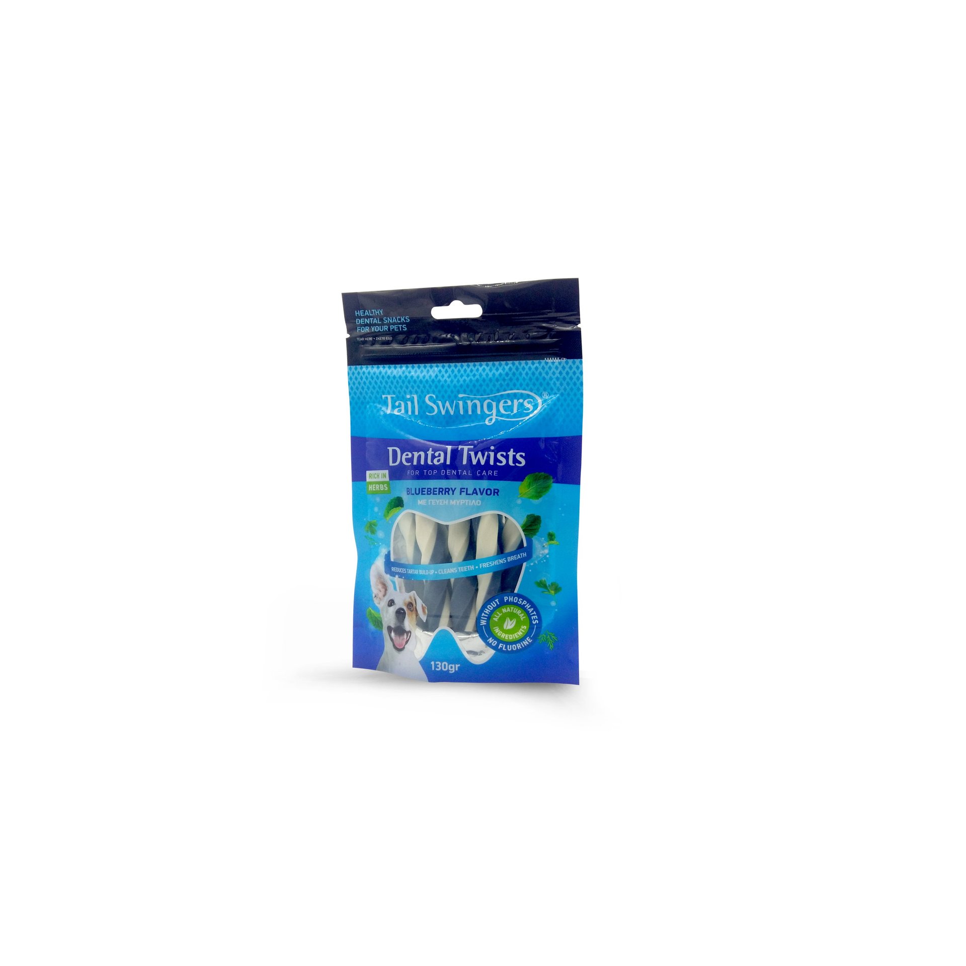 Blueberry - Dental Twists – Tail Swingers (130g)