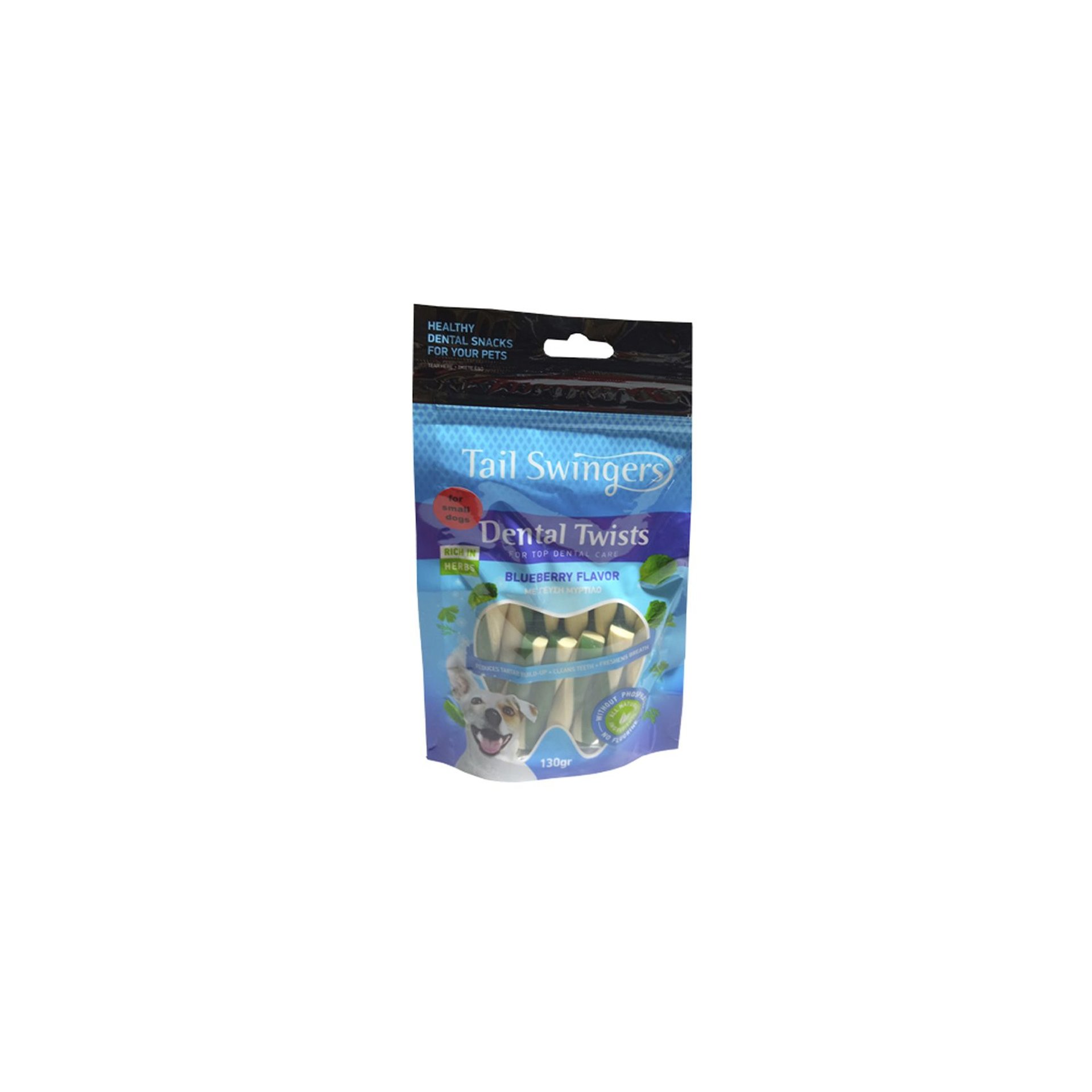 Blueberry - Mini Dental Twists – Tail Swingers (130g)