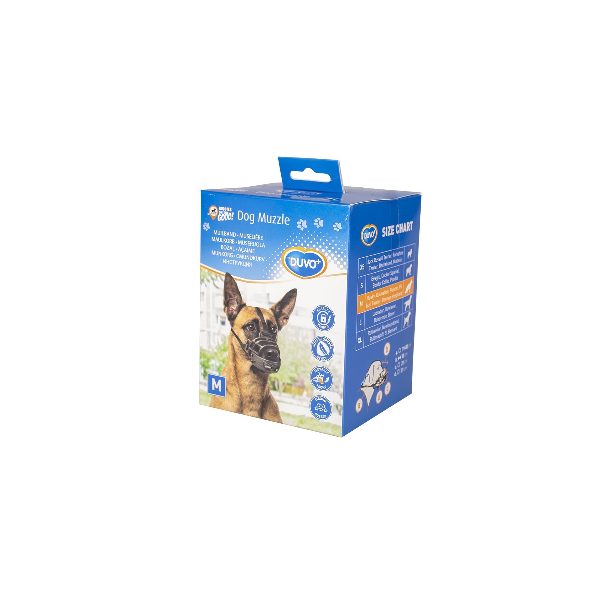 Duvo Dog Muzzle Rubber Large