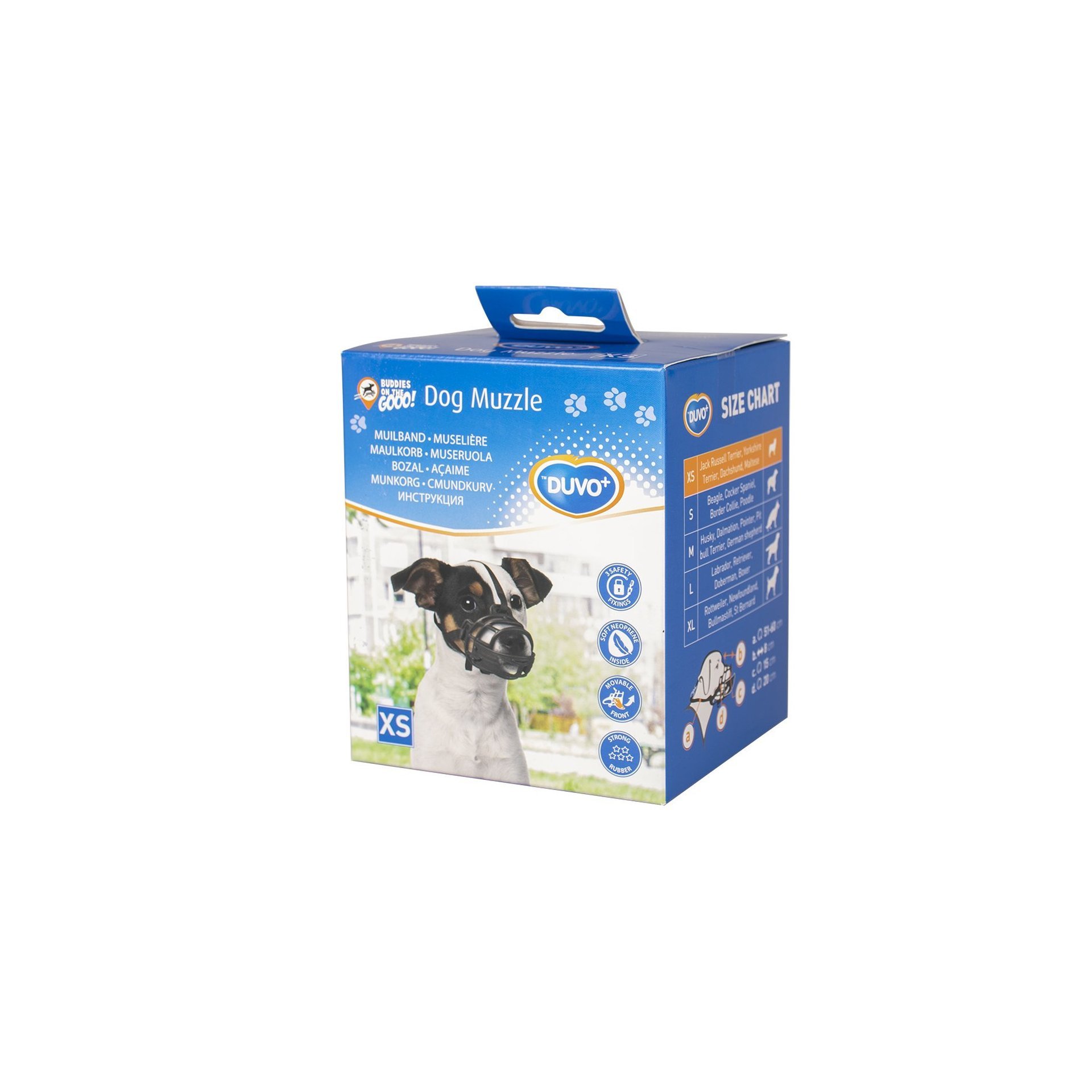 Duvo Dog Muzzle Rubber X-Large