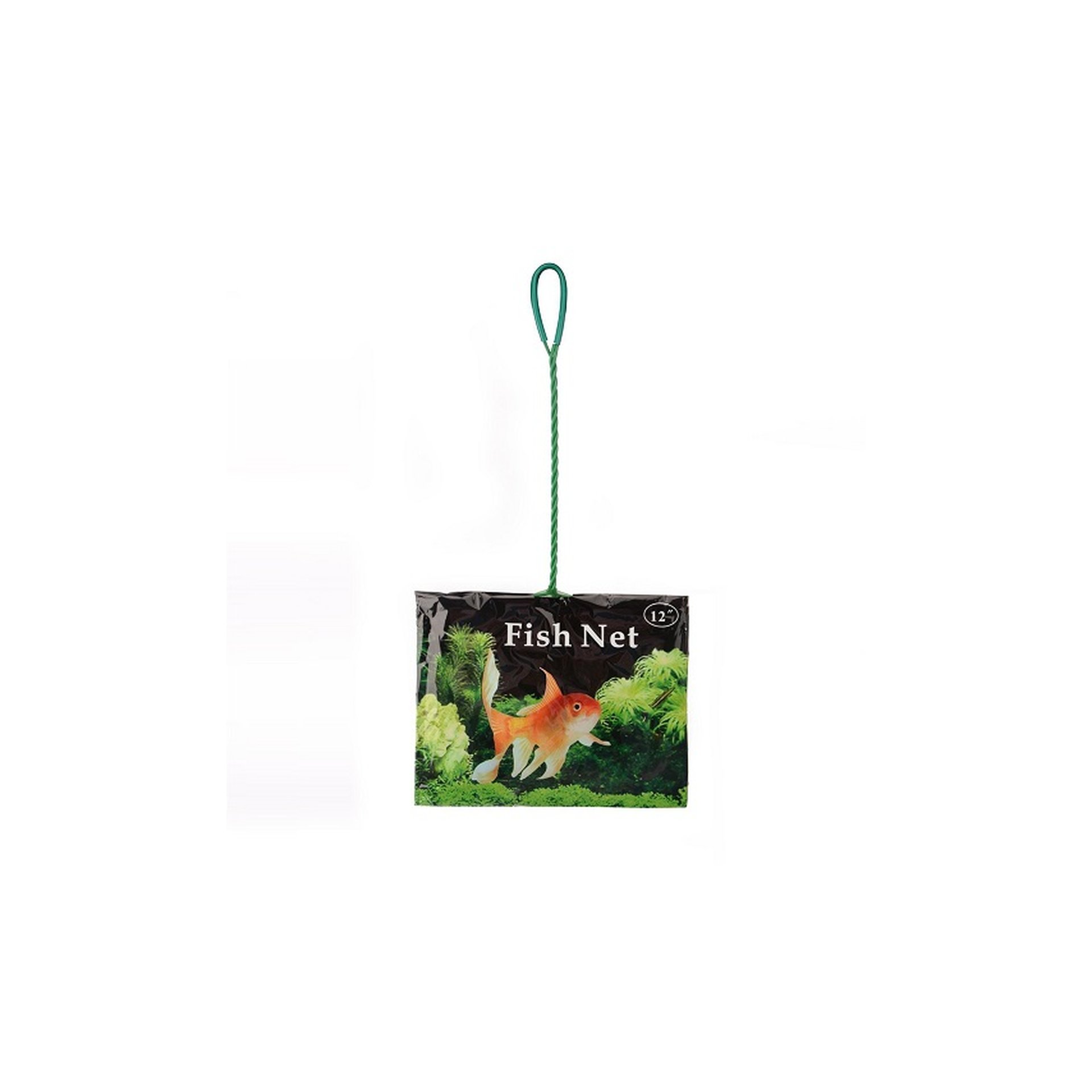 Aquarium Nylon Fishing Net (12 inch) with Plastic Handle
