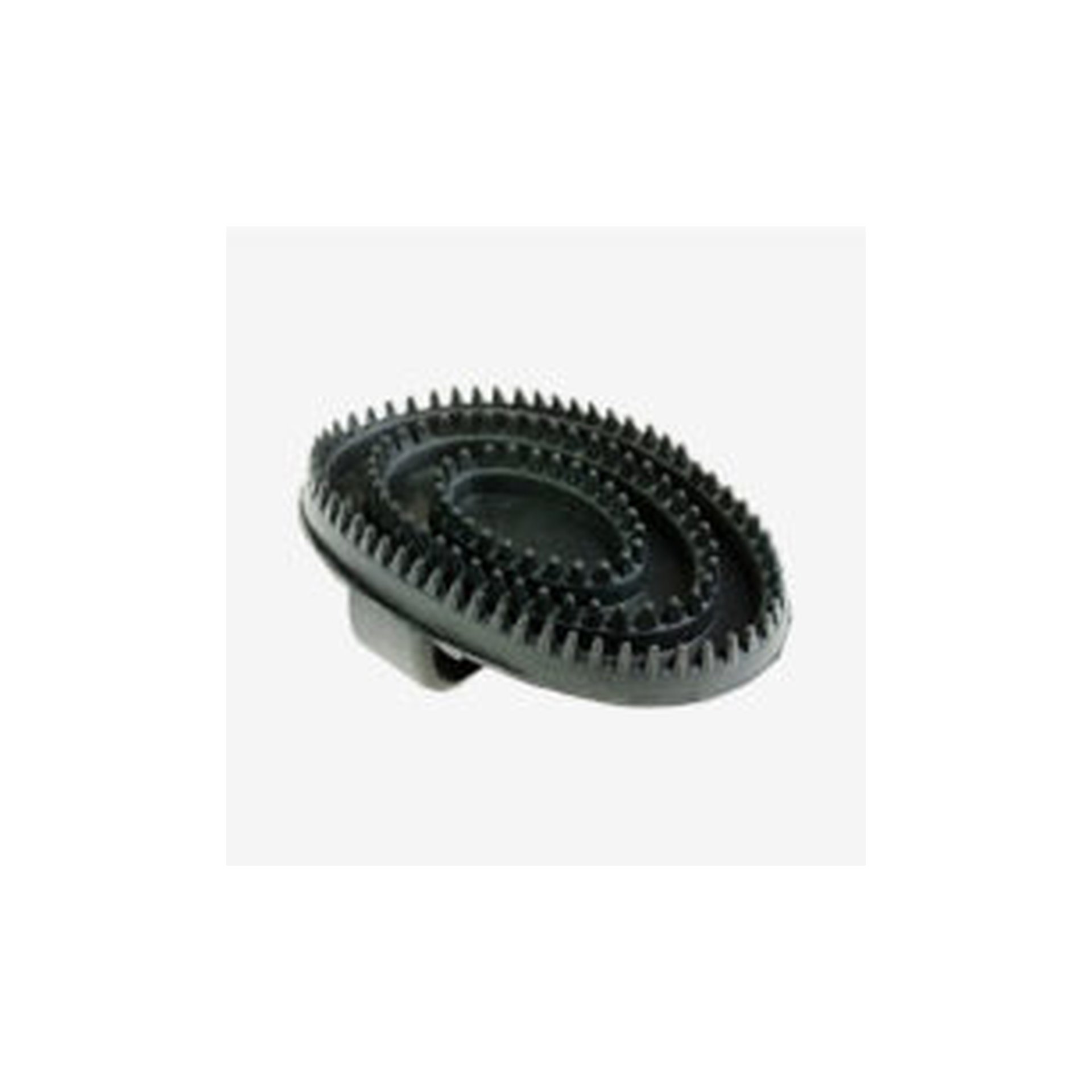 Black Horze Rubber Curry Comb – Small Size