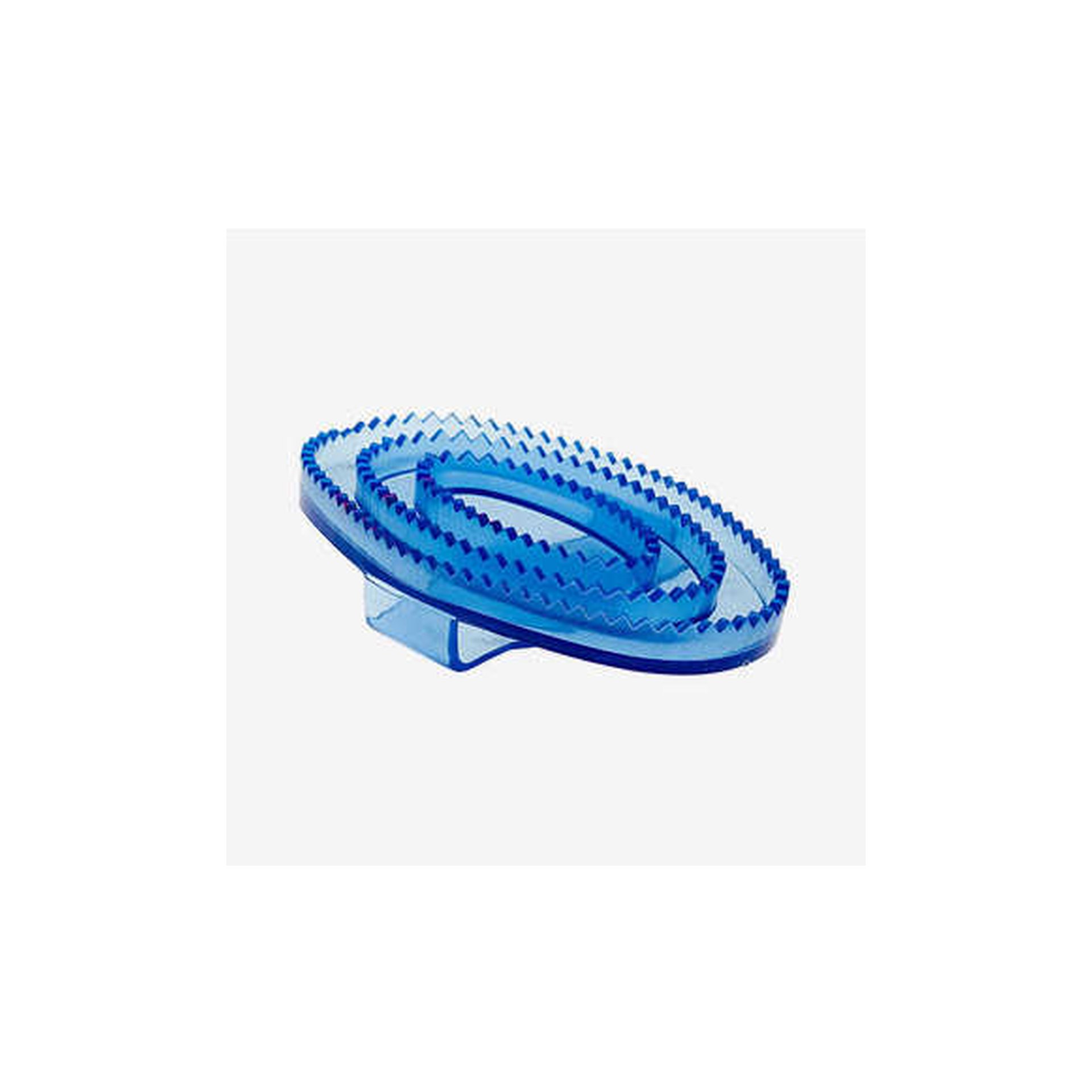 Purple Horze Flexible Transparent Curry Comb – Small Size