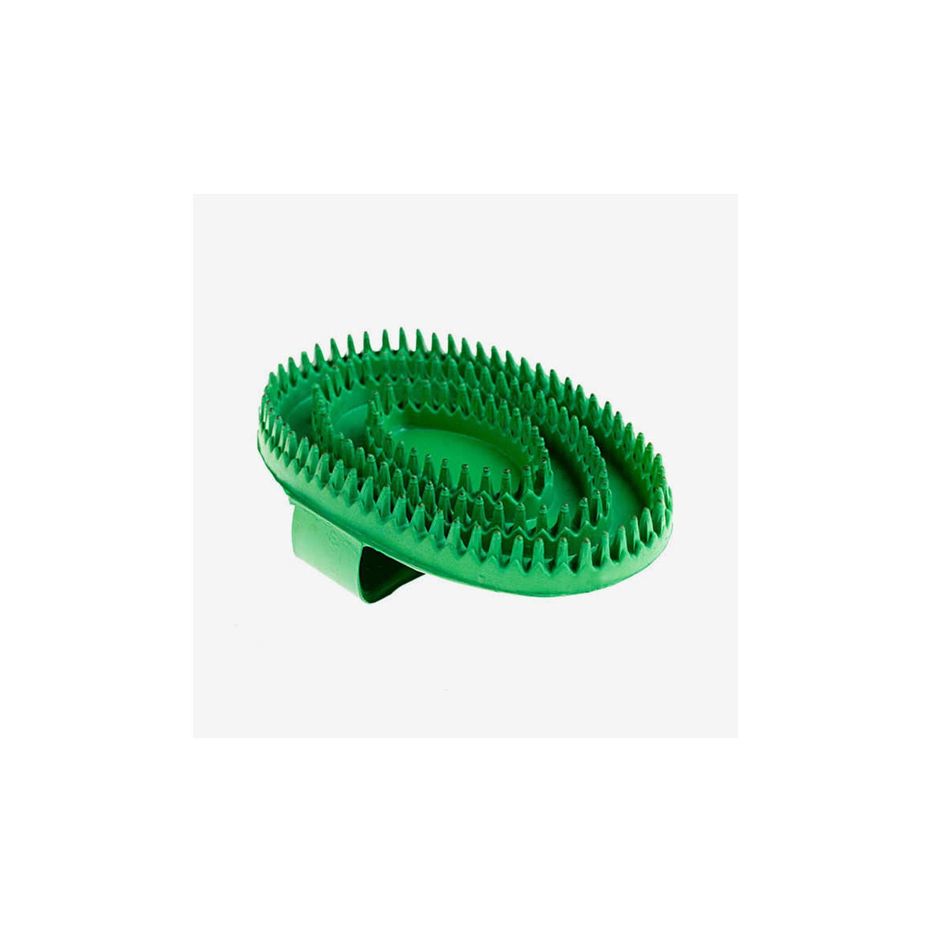 Green Horze Rubber Curry Comb – Small Size