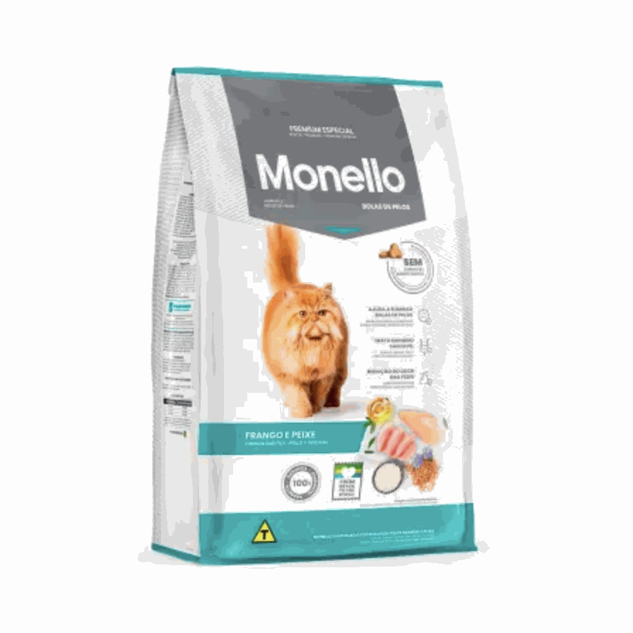 Monello Adult Hairball Chicken & Fish (1kg)