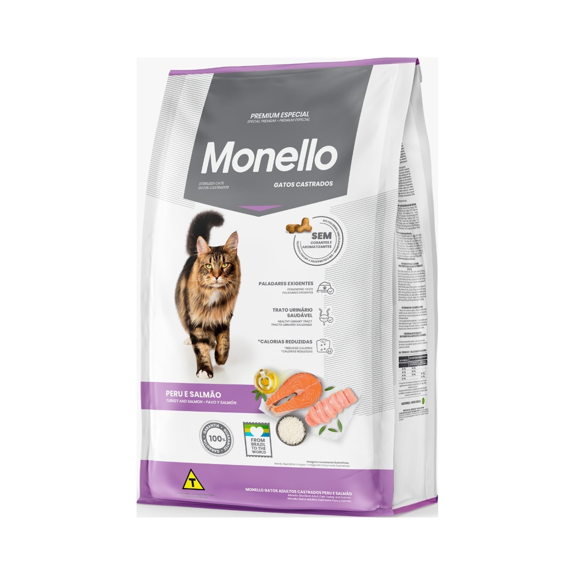 Monello Adult Cats Sterilized Turkey and Salmon (1kg)