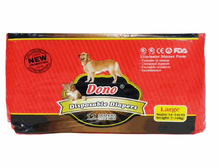 Dono Diapers L, 12Pcs/Bag