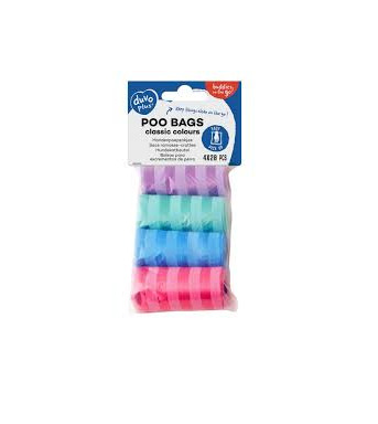 Classic Color Striped Poo Bags(4x20pcs)