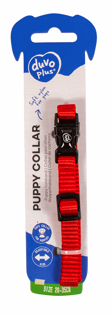 Puppy Halsband Collar, Puppy Halsband Collar Red Large (20-35cm/10mm)