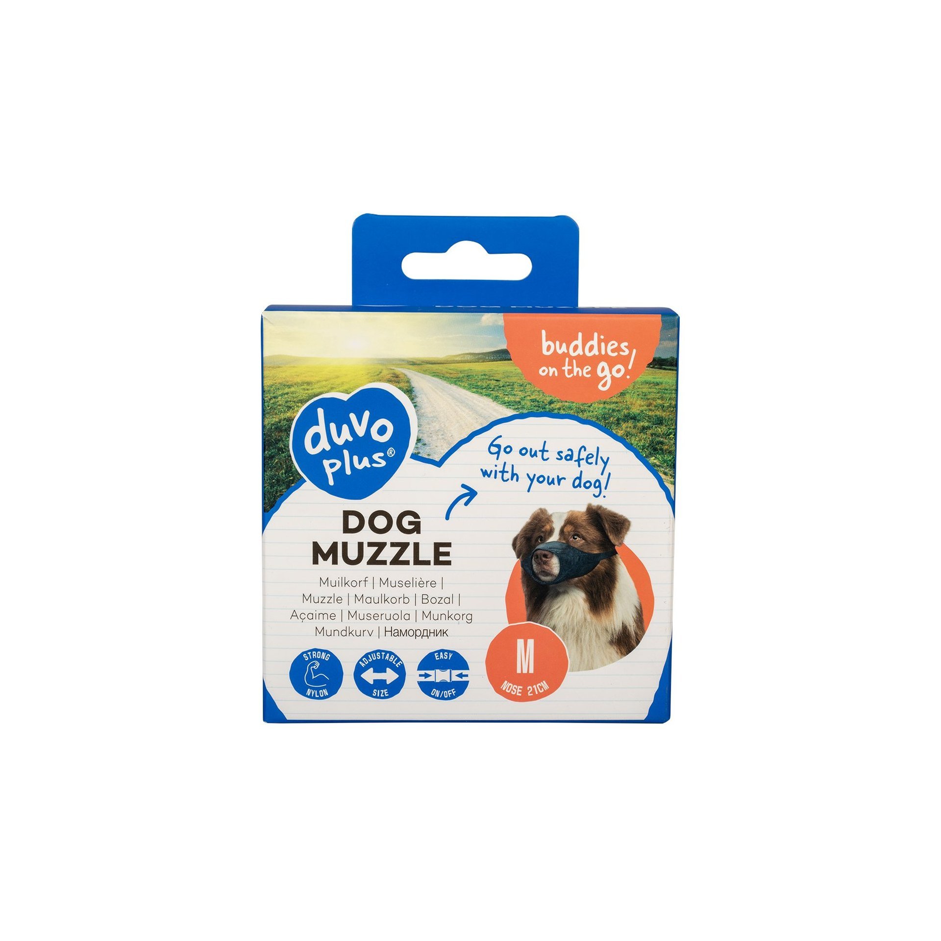 Duvo Safety Dog Muzzle Medium (53-77cm)