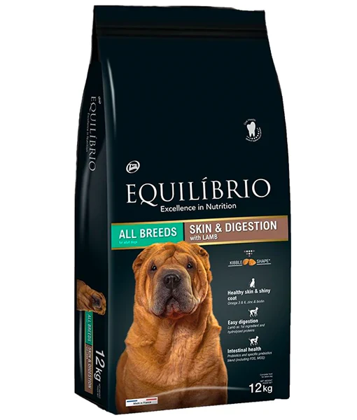 Equilibrio Dog Skin & Digestion Lamb 12kg