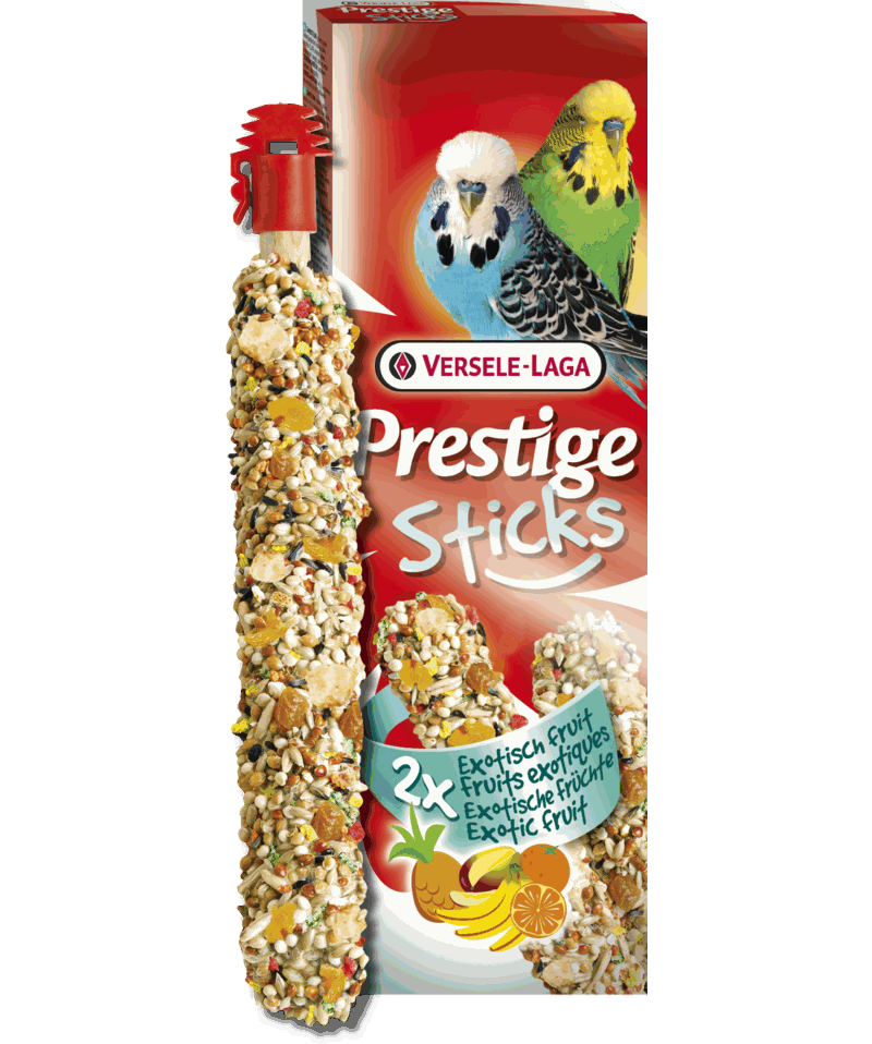 Prestige Sticks 2Pcs Budgies Exotic Fruit 60g